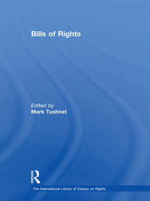 cover image of Bills of Rights